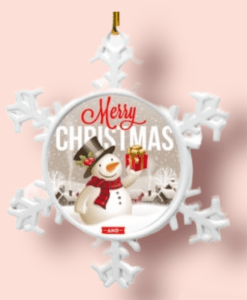 Flocon de neige personnalisable