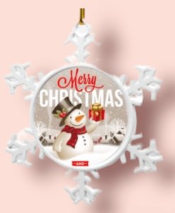 Flocon de neige personnalisable