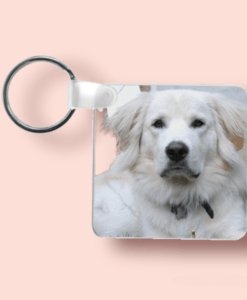 Porte clef carre (fibre de verre)