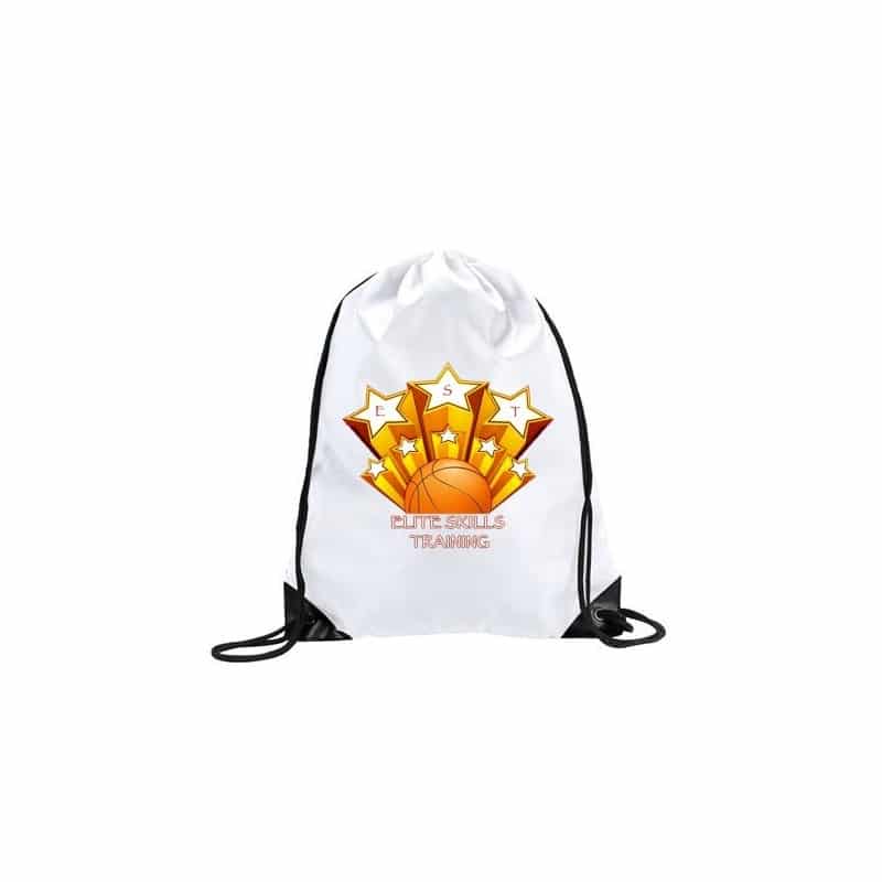 Sac de gym blanc personalisable